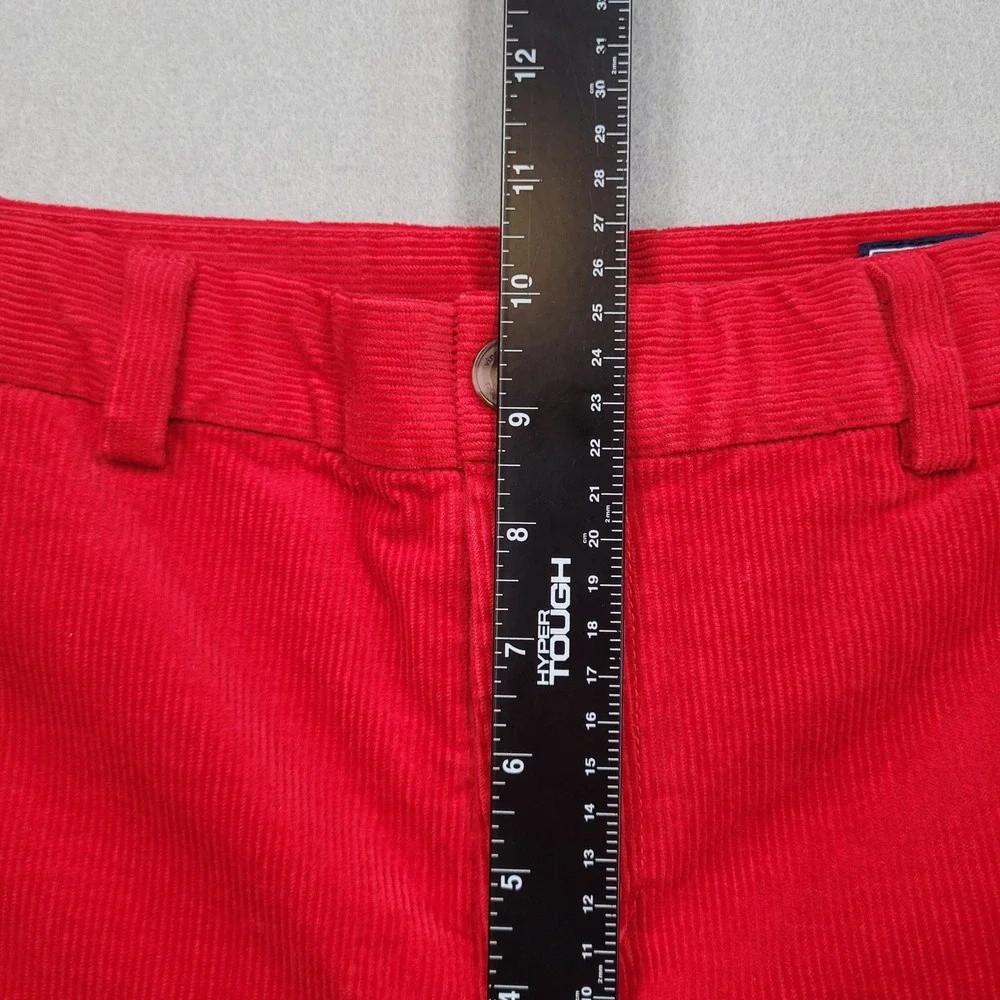Vineyard Vines Boys‎ Red Corduroy Pants Size 16 Preppy Straight Leg Holiday